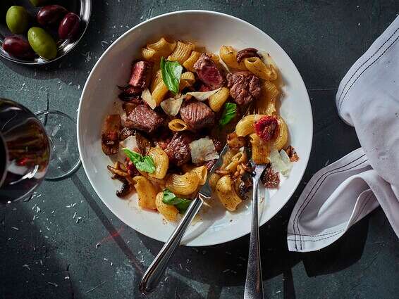 פסטה ציידים של ה"פומו" ו"בר איטליה" // צילום: אנטולי מיכאלו